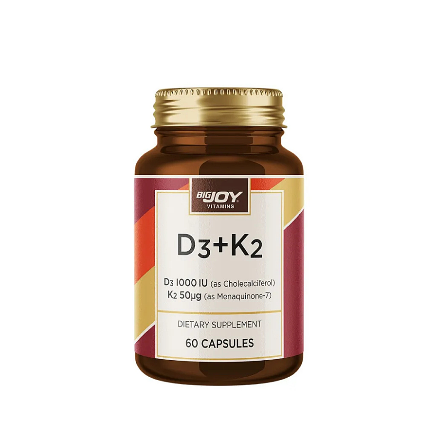 Bigjoy Vitamins D3 K2 60 Kapsül