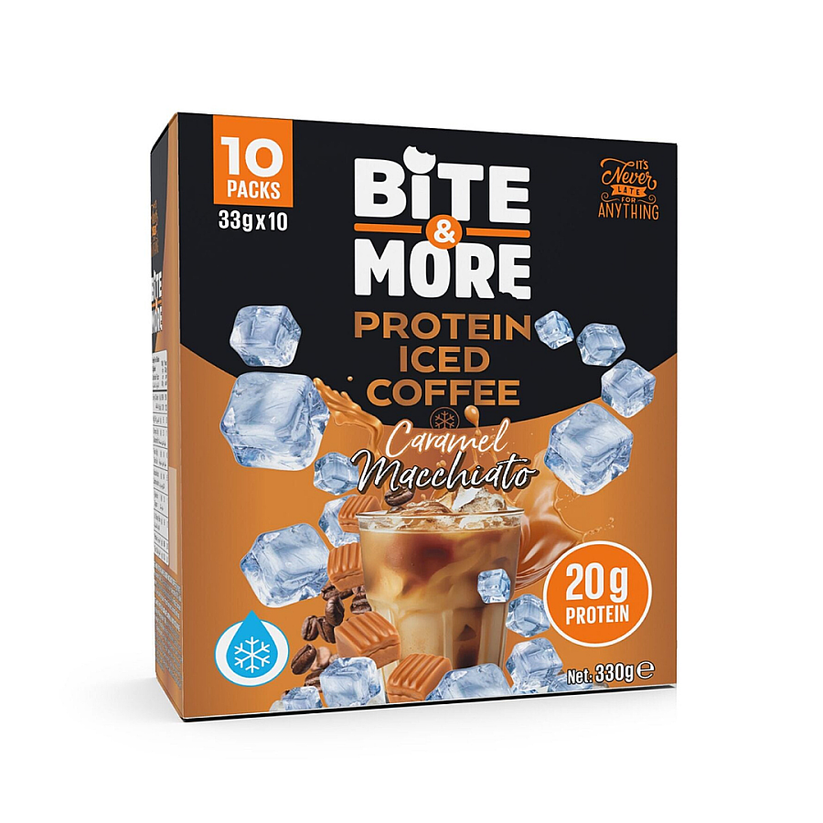 Bite&More Proteinli Caramel Macchiato 33g x 10 Adet
