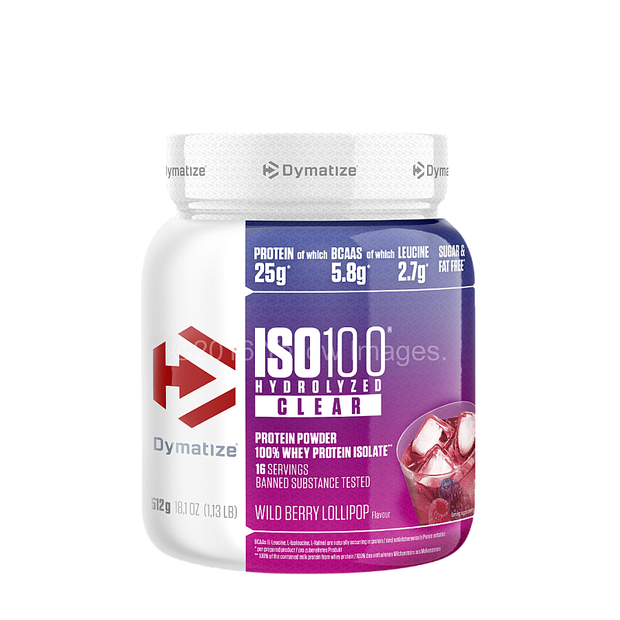 Dymatize ISO100 Hydrolyzed Whey Protein Isolate 512gr