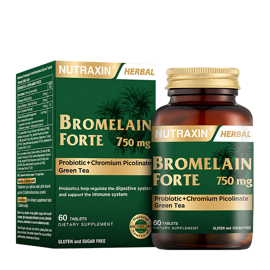Nutraxin Bromelain Forte 60 Tablet
