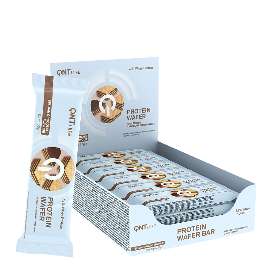 QNT Protein Gofret Bar 35gr 12 Adet