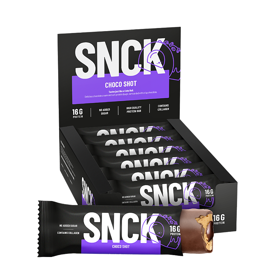 SNCK Protein Bar 55gr 12 Adet